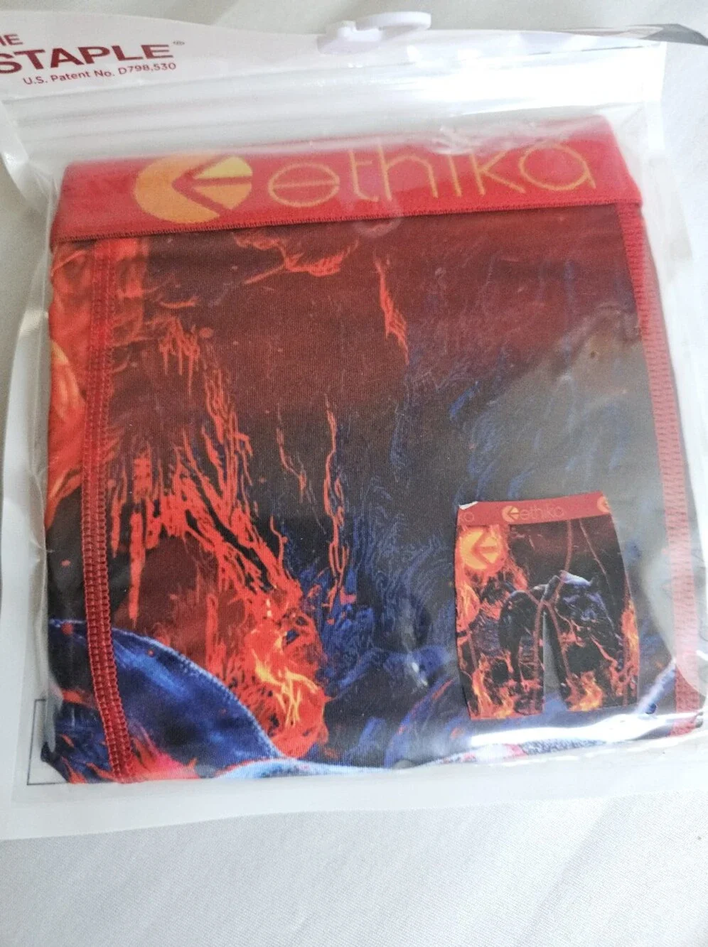 Ethika The Staple Boxer Briefs - Fire & Panther Graphic - Size 2XL (NWT)